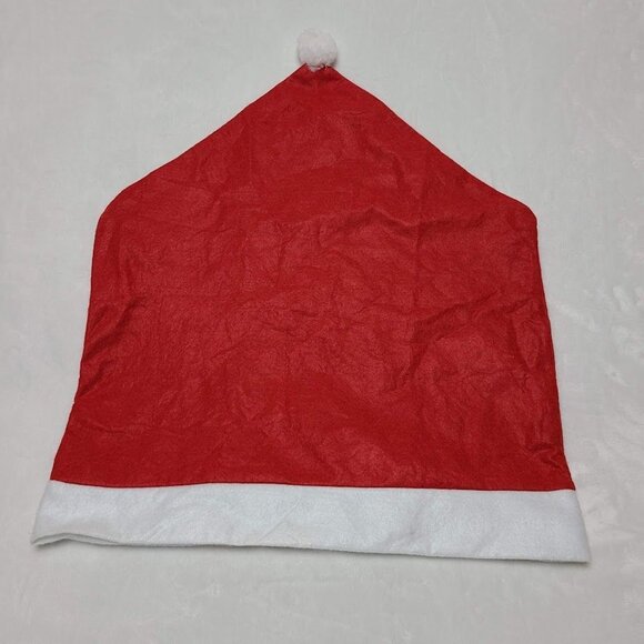 Giant Christmas Red Santa Hat Big Snowman Skeleton Oversize 19" X 23" - Picture 2 of 6